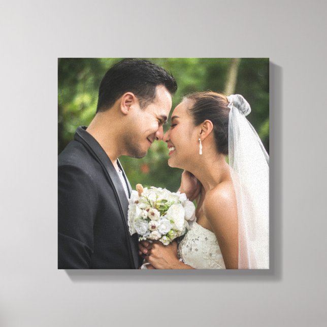 Toile Votre photo de mariage préférée (Recto)