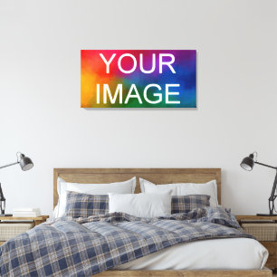 Toile Votre photo Photo Logo Modèle haute qualité