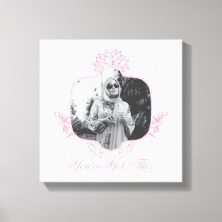 Toile Vous avez ceci - Le Lotus Blanc