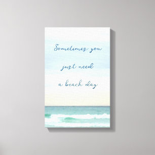 Toile Vous avez juste besoin d'une scène océanique Desti