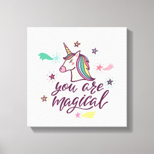 Toile Vous êtes magiques