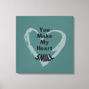 Toile Vous m'incitez à sourire