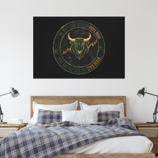 Toile Vous n'avez pas à saisir chaque mouvement Bull Tra