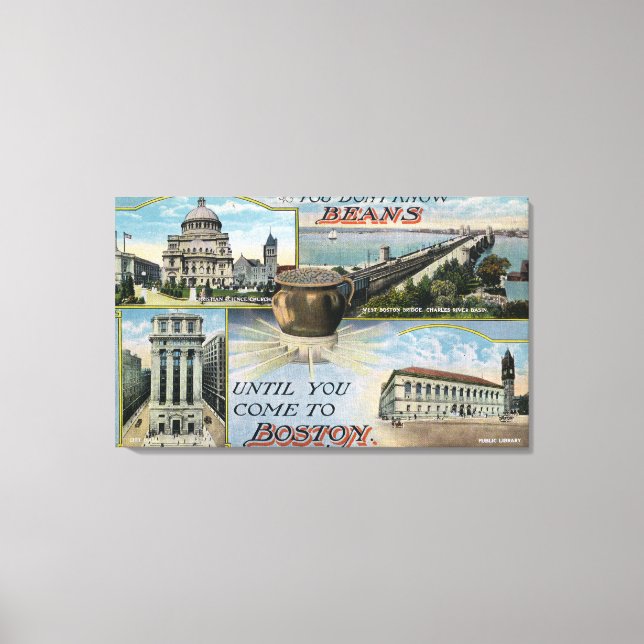 Toile Vous ne connaissez pas les haricots, vues Pittores (Recto)