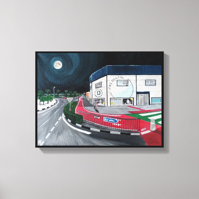 Toile Voyage à la peinture dentaire par Alfred Fox (Recto)