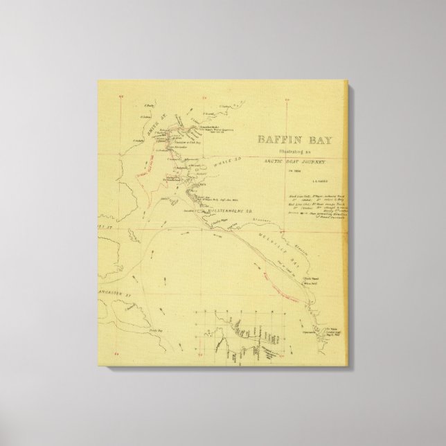 Toile Voyage dans la baie de Baffin (Recto)
