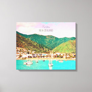 Toile Voyage de Picton Harbour Nouvelle-Zélande