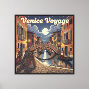 Toile Voyage de Venise Voyage Retro Travel