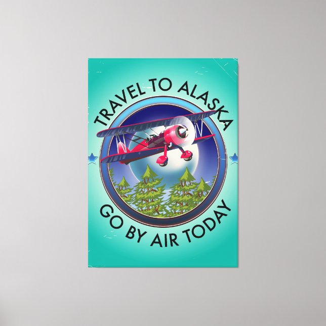 Toile Voyage en Alaska (Recto)