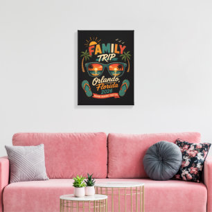 Toile Voyage en famille Orlando Floride 2026
