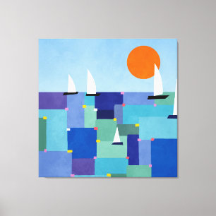 Toile Voyage en mer radiant