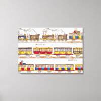 Voyage ferroviaire en 1845