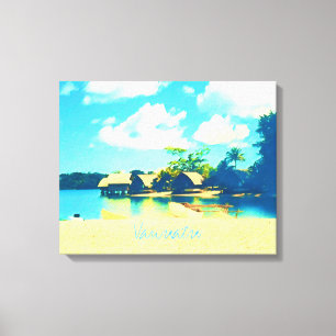 Toile Voyage île tropicale Vanuatu