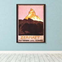 Voyage vintage, Mont Matterhorn, Suisse