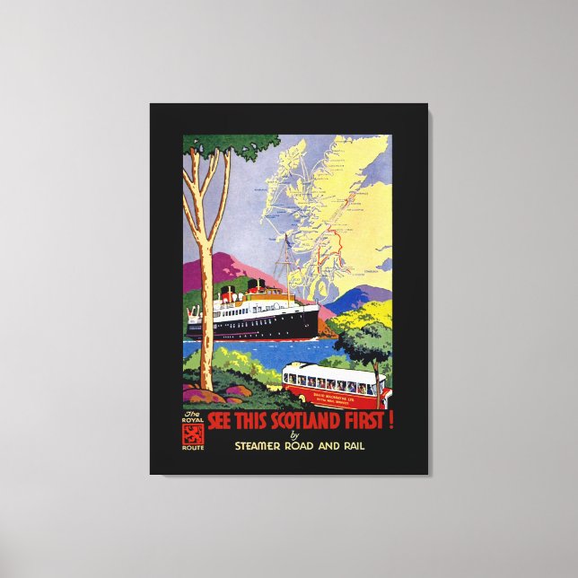 Toile Voyez Cette Ecosse D'Abord ! (Recto)