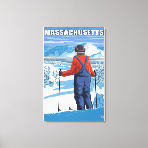 Toile Vue admirative de MassachusettsSkier