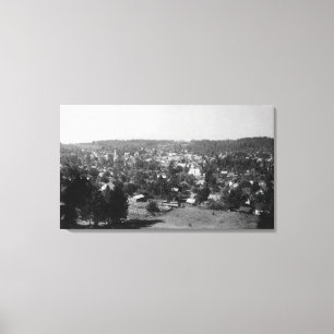 Toile Vue aérienne de la vallée de CityGrass, CA