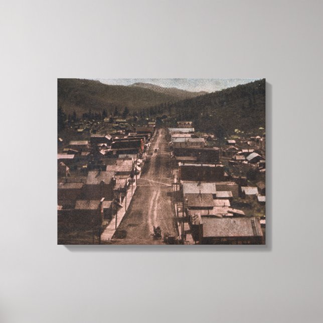 Toile Vue aérienne de la ville 16 (Recto)