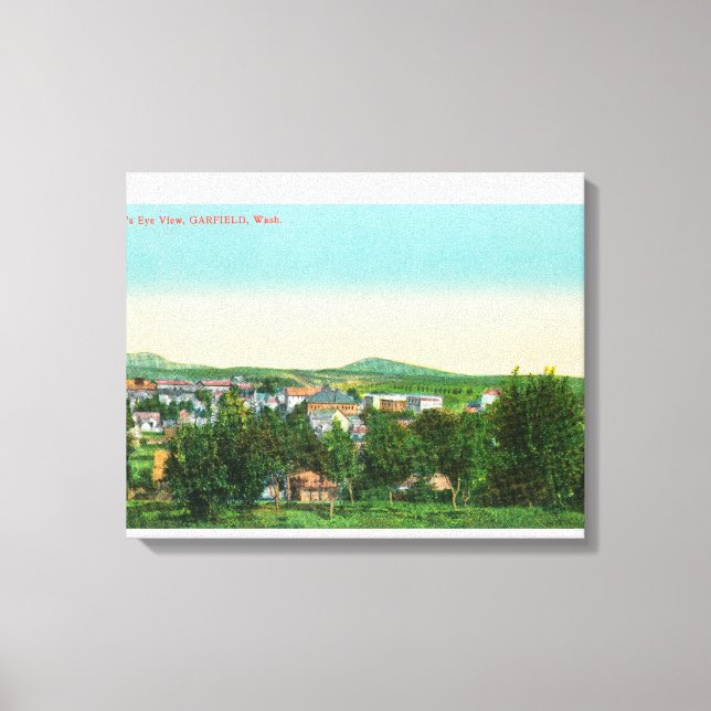 Toile Vue aérienne de la ville 18 (Recto)