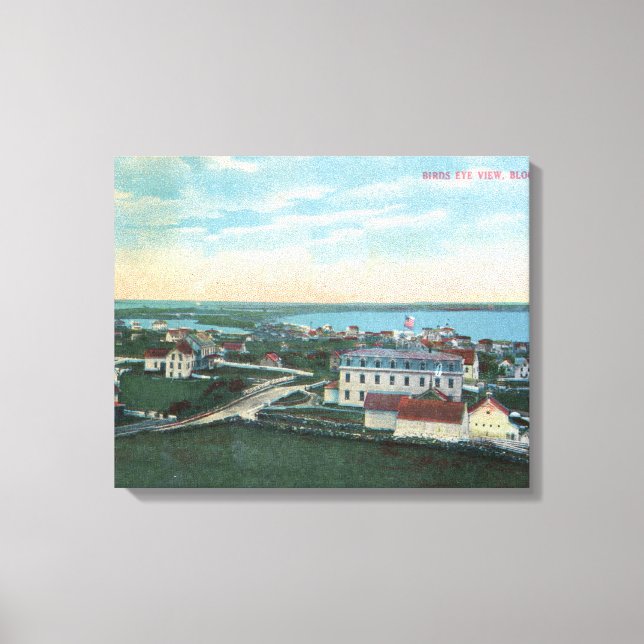Toile Vue aérienne de la ville 4 (Recto)