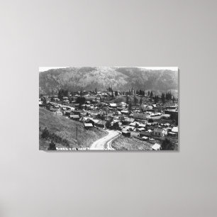 Toile Vue aérienne de la ville 6