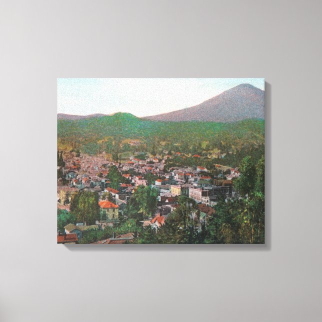 Toile Vue aérienne de la ville de San Rafael, CA (Recto)