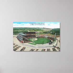 Toile Vue aérienne de nouveau Milwaukee County Stadium