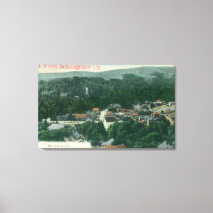 Toile Vue aérienne de vallée de ValleyMill de moulin, 