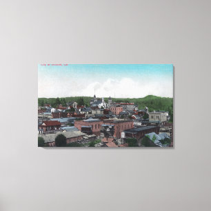 Toile Vue aérienne de ville # de 2Jackson, CA