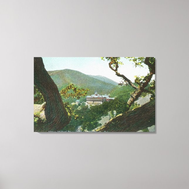 Toile Vue aérienne de Witter Médicale Springs Hotel (Recto)