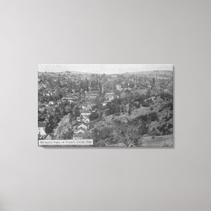 Toile Vue aérienne du camp Angels Camp Angels, CA