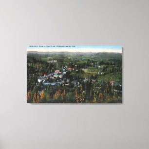 Toile Vue aérienne du CityPlacerville, CA