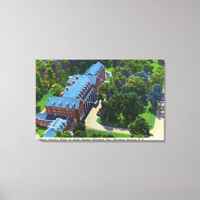 Toile Vue aérienne du Gideon Putnam Hotel, Spa (Recto)
