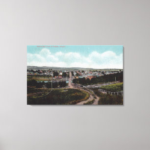 Toile Vue aérienne du TownDallas, OU