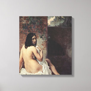 Toile Vue arrière d'un père (Francesco Hayez)