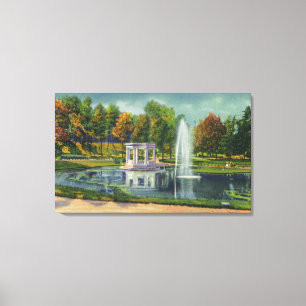 Toile Vue commémorative du parc des congrès