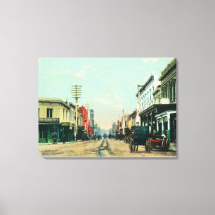 Toile Vue d'AvenueSanta Pacifique Cruz, CA