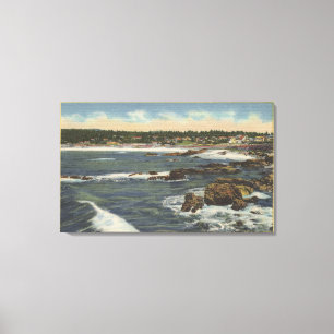 Toile Vue de baie de Carmel de la commande pittoresque