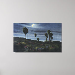 Toile Vue de CaliforniaMoonlit à vingt-neuf paumes