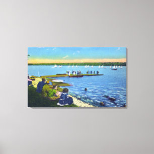 Toile Vue de club national de régate de voilier # 2