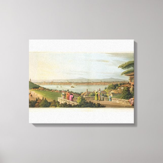 Toile Vue de Constantinople, plaque 1 de 'Vues dans (Recto)