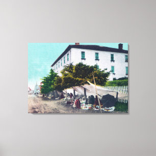 Toile Vue de curiosité esquimaude VendersSitka, AK