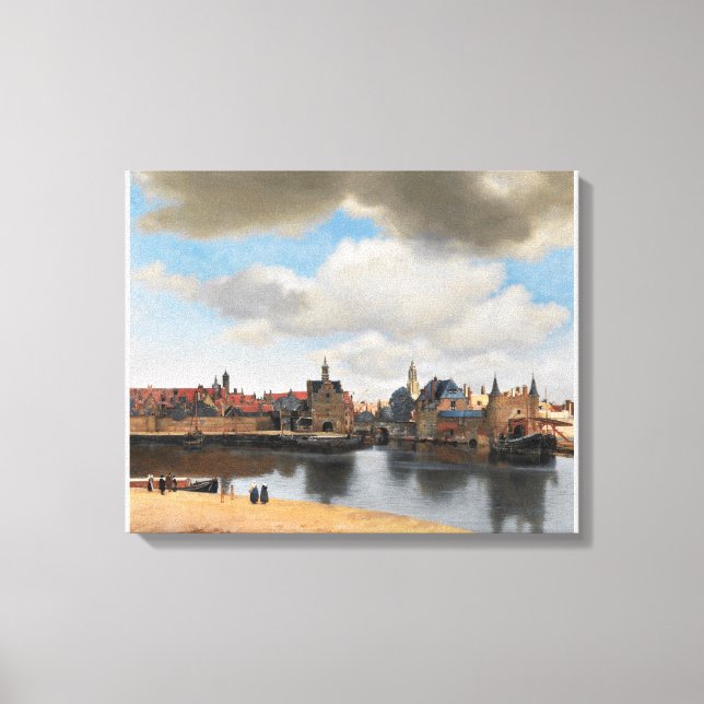 Toile Vue de Delft Vermeer (Recto)
