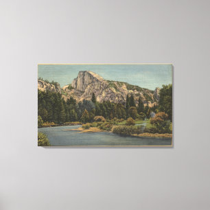 Toile Vue de demi de dôme de plancher de vallée