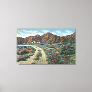 Toile Vue de désert de CaliforniaScenic de résidence