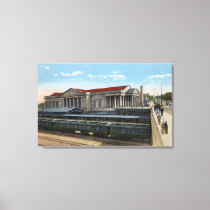 Toile Vue de gare de Burlington