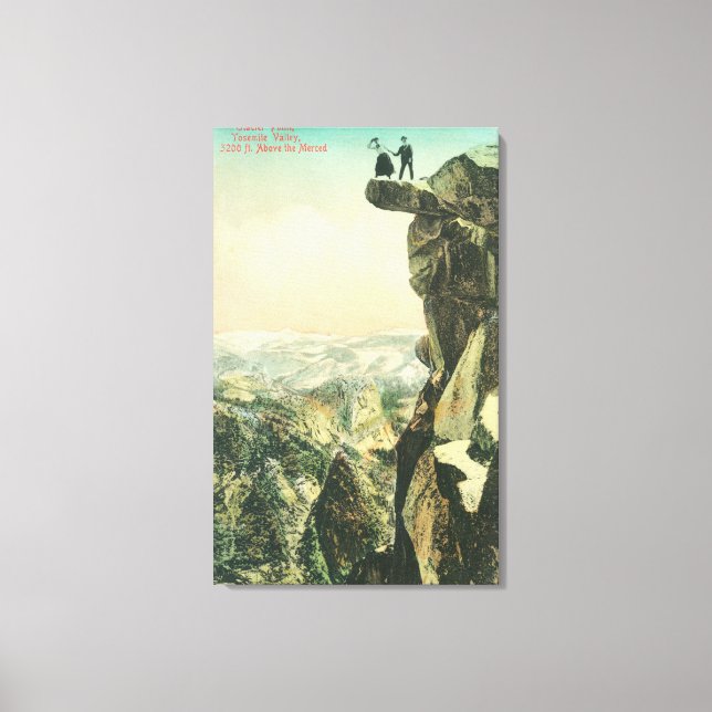 Toile Vue de Glacier Point sur Yosemite (Recto)