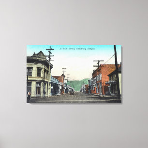 Toile Vue de Jackson StreetRoseburg, OU