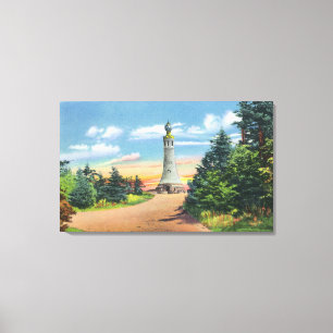 Toile Vue de la balise commémorative