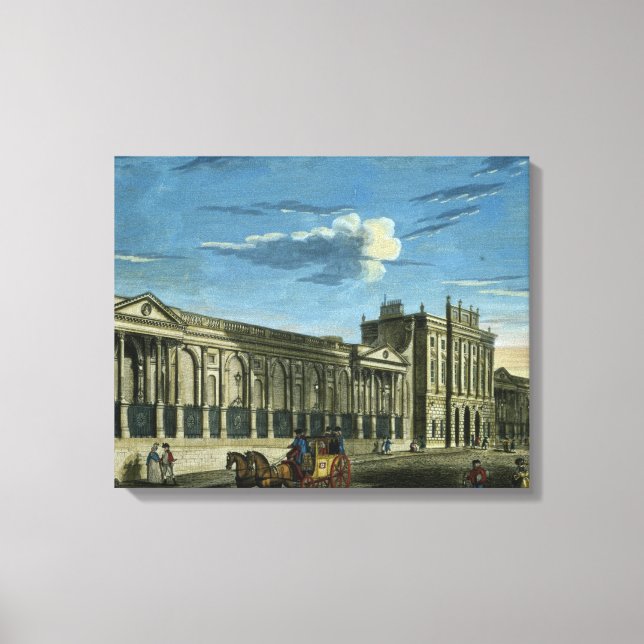 Toile Vue de la Banque d'Angleterre, Threadaiguille Stre (Recto)